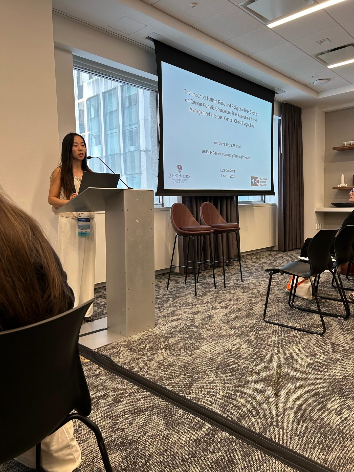 Sylvia 在纽约 ELSIcon 2024 大会上报告研究成果